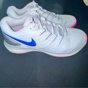Nike Womens Air Zoom Prestige Gray Tennis, Pickleball, Court Shoe Size 8